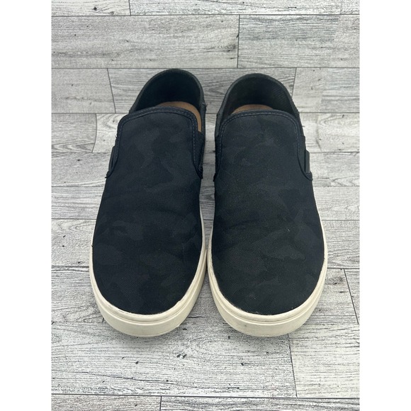 Olukai Pehuea Pa I‎ Women's Black Camo Slip On Sneakers Shoes US W9.5 EUR 39.5 - Picture 2 of 11